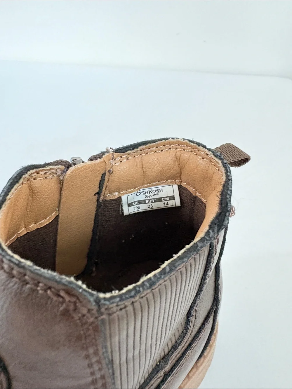 SOLD Oshkosh B'gosh Dark Brown Kids Chelsea Boots - Toddler Size 7